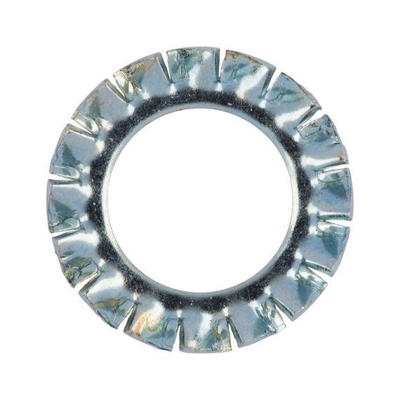 Стопорна шайба з зовнішніми зубцями, форма A