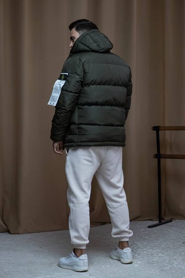 Куртка зимова Stone Island хакі | Зображення 3