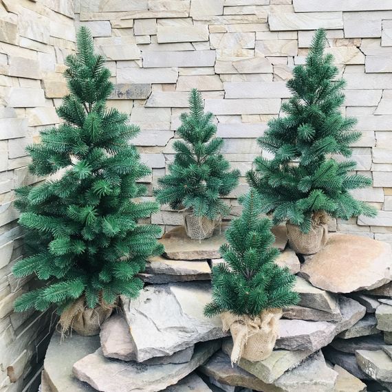 Ялинка лита Premium в мішковині 50 см зелена | Зображення 8