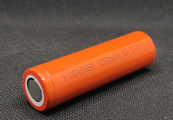 Аккумулятор QB 18650 3,7V 3350mA ( 6A ) 1шт.