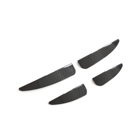 Накладки на передній бампер V1 (2023-2025, Карбон) для Ауди R8 2015- рр | Зображення 5