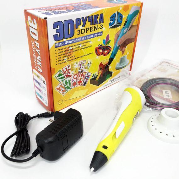 Надійна 3d ручка 3D, 3D Pen, 3d ручка з дисплеєм, 3D ручка, Цікава 3д для дітей 3d ручки pen XT-36 | Зображення 6