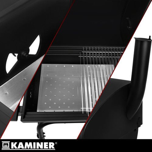 Садовий гриль із кришкою 82x51x117 см Kaminer 27316 | Зображення 5