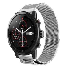 Миланский сетчатый ремешок Primo для часов Xiaomi Huami Amazfit SportWatch 2 / Amazfit Stratos - Silver