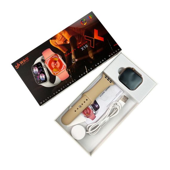 Смартгодинник W&O X10 Amoled+IP67 Gold | Зображення 7