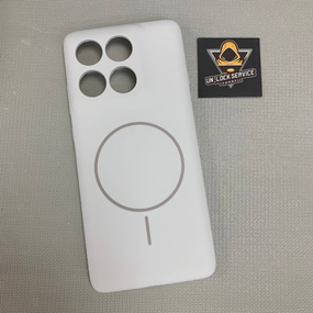 Чохол Motorola Edge 60 Pro MagSafe SoftTouch М'який Протиударний Білий