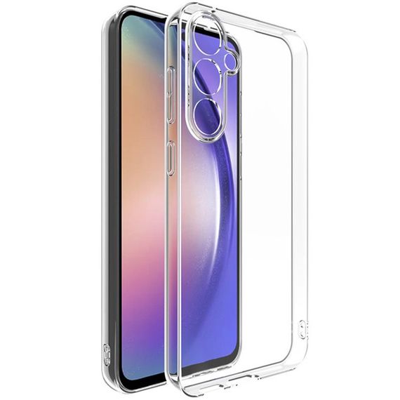 TPU чехол Epic Transparent 1,5mm Full Camera для Samsung Galaxy A36 5G Бесцветный (прозрачный)