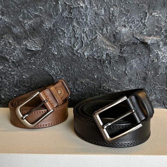 Чоловічий шкіряний ремінь | Зображення 7