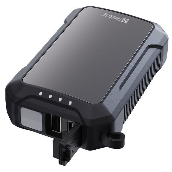 УМБ Sandberg Hand Warmer з обігрівачем рук 10000 mAh 2A, USB, Type-C in, LED ліхтар 1W | Зображення 4
