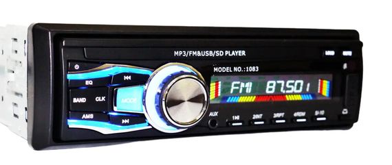 Автомагнитола 1083 1DIN USB 2.0 порт AUX черный (lp-83723_593)