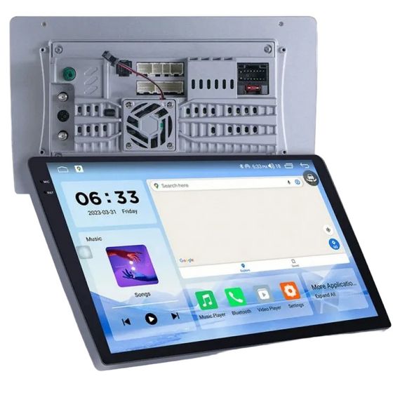 Універсальна магнітола K7862S 9'' QLED-DSP з CarPlay 4+32+4G sim 8 Core Android 12 RGB (43335-K7862S- 9''_7623) | Зображення 2