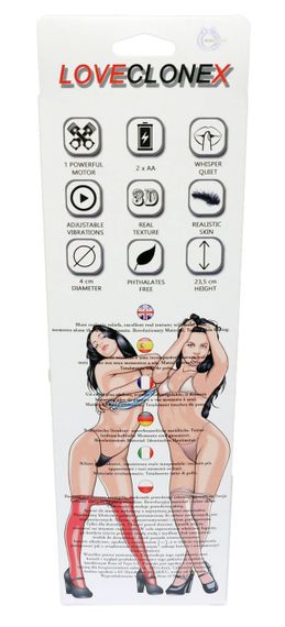 Вібратор Boss Series - Eros Loveclonex 8", ( длина 23,5 см, диаметр 4 см ), BS2100018 sexstyle | Зображення 6