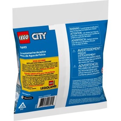 Конструктор LEGO City Поліцейський катер (30693) | Зображення 2