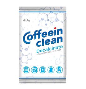 Cредство от накипи Coffeein clean Decalcinate 40гр для очистки от кальция кофемашин