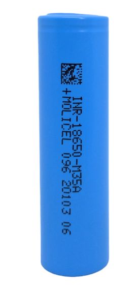 Акумулятор високострумовий Molicel INR-18650-M35A 3.7 V 3500 mAh батарея літій-іонна Li-Ion