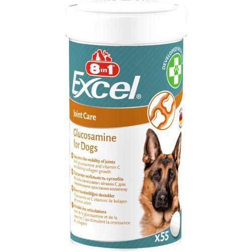 Вітаміни 8in1 Excel Glucosamine для цуценят і дорослих собак, для суглобів, 55 шт. | Зображення 3