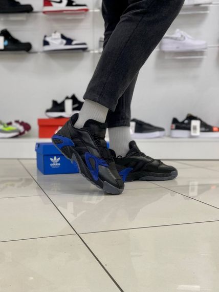 Кросівки Adidas Streetball (black / blue) | Зображення 8
