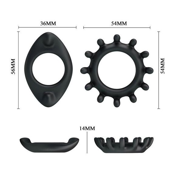 Набір ерекційних кілець RING BI-210161 Sex Aura | Зображення 5