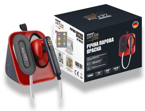 Ручна парова праска 3000Вт Zepline ZP-00222 Червоний (46173-ZP-00222_2169) | Зображення 6