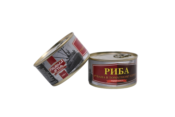 Рыба рубленая в томатном соусе Рыбацкая Артель 230 г | Зображення 1