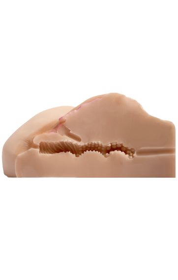 Мастурбатор Вагина-Анус Tiffani Butt masturbator без вибрации телесный Sex Aura | Зображення 5