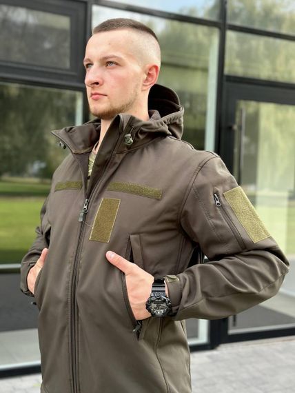 Куртка Софтшел олива B&L | Зображення 5