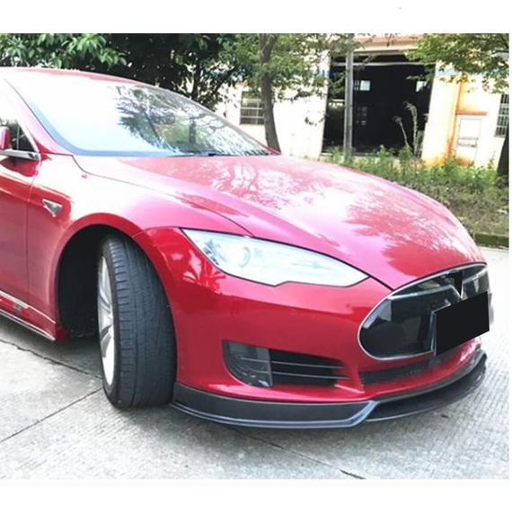 Передний Бампер Лип Карбон (2012-2015) для Tesla Model S 2016- гг | Зображення 2