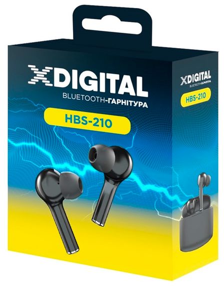 Гарнітура X-Digital HBS-210 Black | Зображення 7
