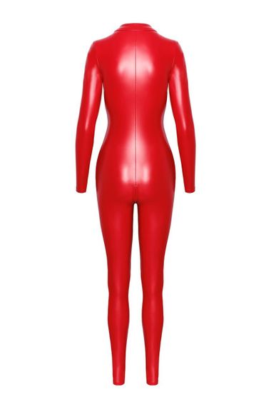 Комбинезон Noir Handmade F353 powerwetlook overall Красный S | Зображення 7