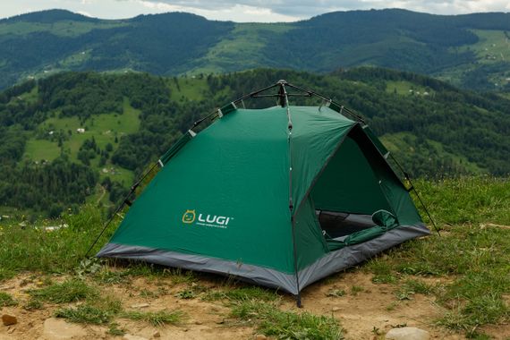 Палатка автоматическая 2-x местная 210*150*120 см, черная | Зображення 2