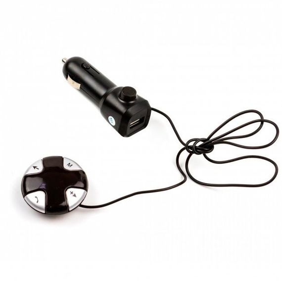 Трансмиттер модулятор MP3 UKC CM-S25 с магнитным держателем, Автомобильный трансмиттер bluetooth | Зображення 3