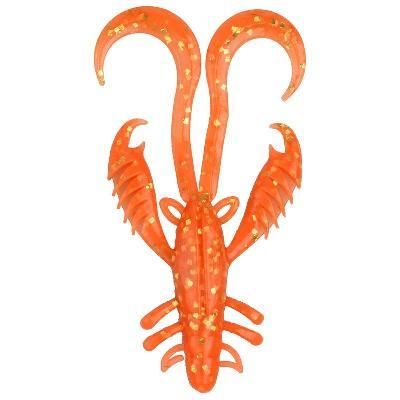 Силіконова приманка, Їстівний силікон Bait Breath Virtual Craw 2,6'' (9 шт.) (S839 Orange／Gold)