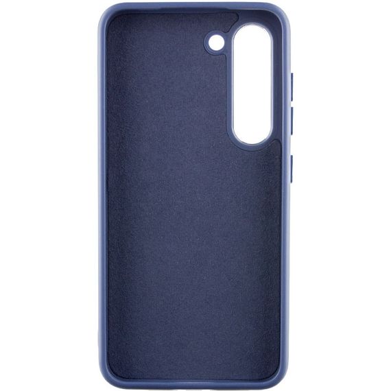 Кожаный чехол Bonbon Leather Metal Style для Samsung Galaxy S23 Синий / Navy blue | Зображення 2