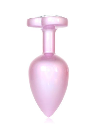 Анальна пробка - Jewellery Pearl Pink Heart Plug Clear L | Зображення 3