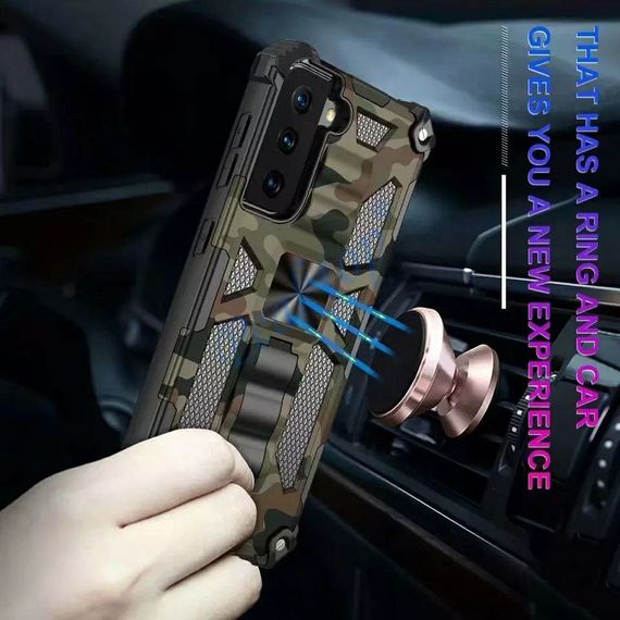Протиударний чохол Tactics Military для Samsung Galaxy S21 FE колір Зелений | Зображення 3