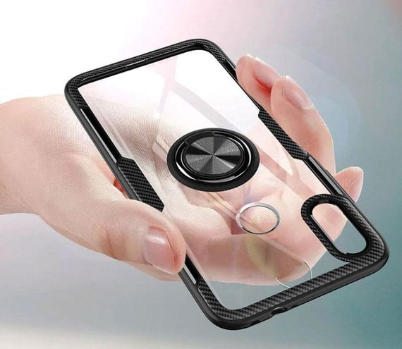Чохол Primolux Ring Magnetic Stand для Xiaomi Redmi Note 7 / Note 7 Pro - Black | Зображення 4