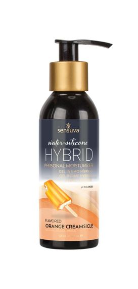 Змазка водно-силіконова Sensuva Hybrid Orange Creamsicle (125мл) без цукру, можна для оральних песто