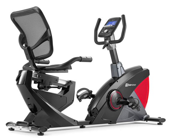 Горизонтальный велотренажер Hop-Sport HS-070L Helix красный iConsole+ | Зображення 8