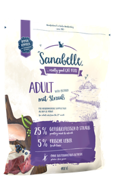 Sanabelle Adult Сухий корм для дорослих кішок з страусом 400 г
