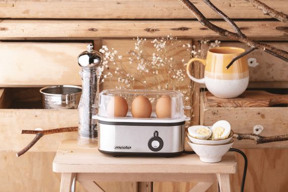 Яйцеварка электрическая Mesko MS 4485 на 3 яйца, 350 Вт, индикатор работы, звуковой сигнал | Зображення 6