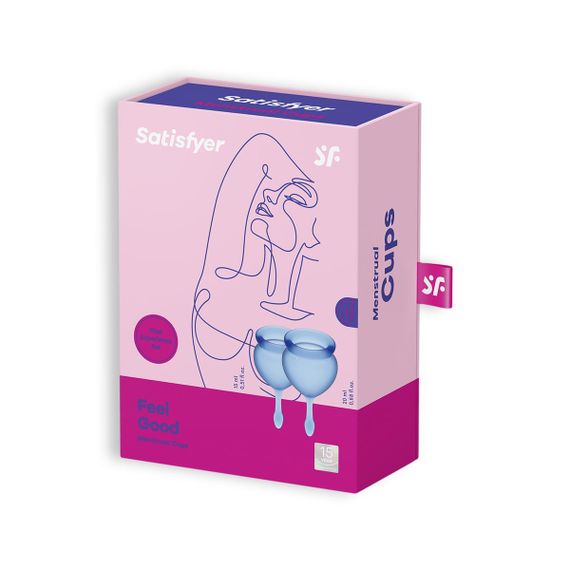 Менструальні чаші Feel Good Menstrual Cup dark blue sexstyle | Зображення 4