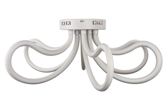 Люстра світлодіодна стельова LED світильник для квартири на стелю лед з пультом 25583 Білий 26х71х71 см. | Зображення 5