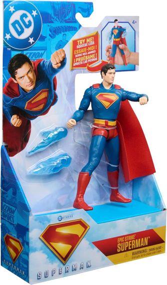 Игровая фигурка Супермен 15 см Spin Master DC Comics Superman с механической функцией Epic Strike | Зображення 1