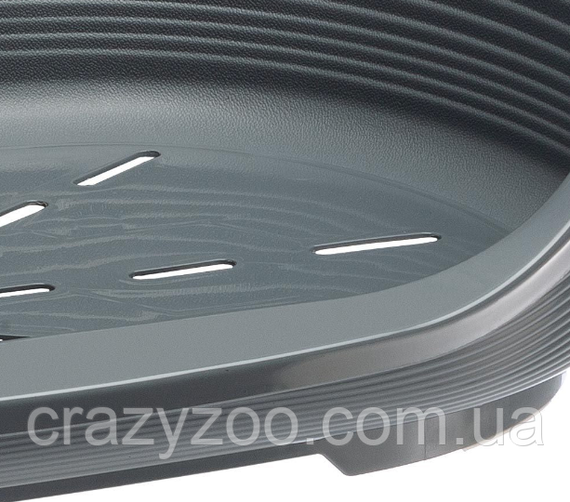 Пластиковый лежак для собак и котов Ferplast Siesta Deluxe 6 серый 70.5х52х23.5 см 70206947 | Зображення 4