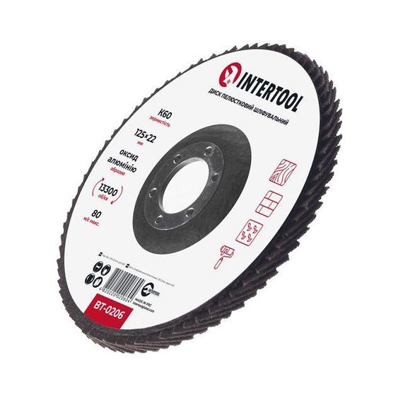 Диск шліфувальний пелюстковий INTERTOOL BT-02061 | Зображення 2