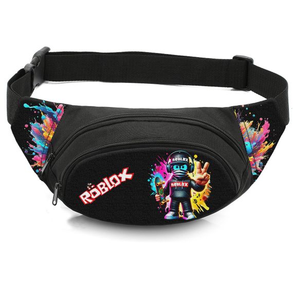 Сумка-бананка дитяча з принтом Roblox поясна сумка для хлопчика (4453)