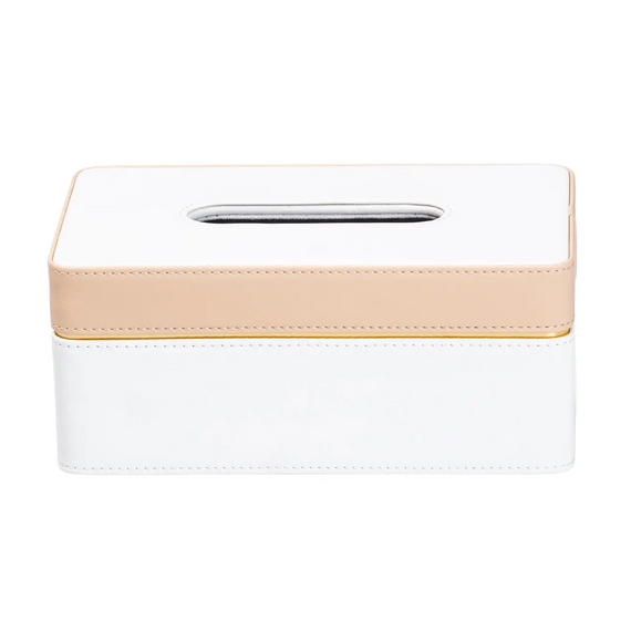 Серветниця з еко шкіри 21.5х14х9 см органайзер для серветок на стіл HP-3-209 | Зображення 3