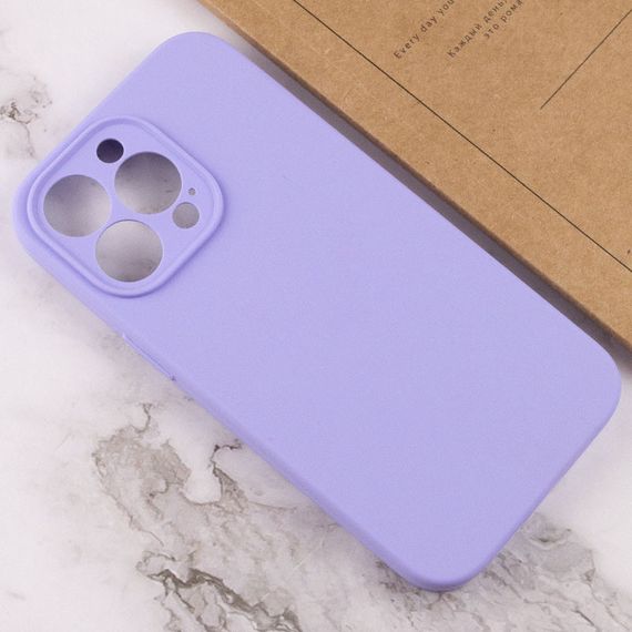 Чохол Silicone Case Full Camera Protective (AA) NO LOGO для Apple iPhone 16 Pro (6.3") Бузковий / Dasheen | Зображення 2