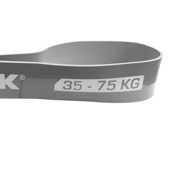 Резинка для фитнеса York 35-75кг - 2080x85x4,5 мм, серый | Зображення 5
