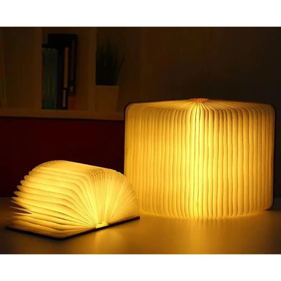 Настільна лампа світильник у формі книги Foldable Book Lamp Нічник для дитячої кімнати 7259 | Зображення 1